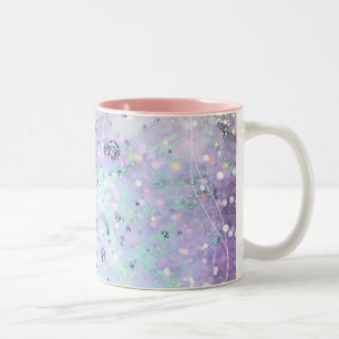Galaxie motif abstraite Mug à café à deux tons