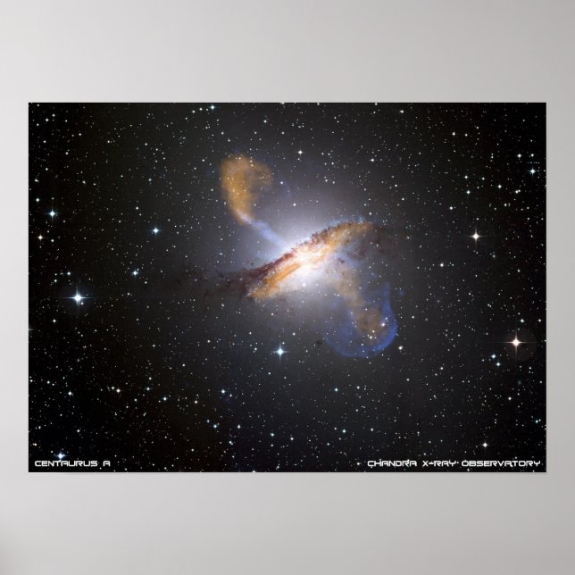 Galaxies Colliding Poster (Front)