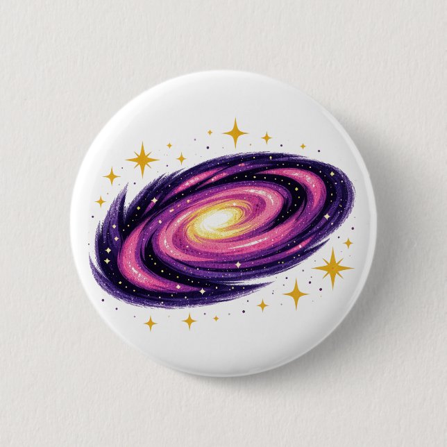 Galaxy 2 Inch Round Button (Front)