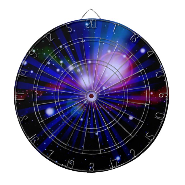 Galaxy abstract 6 dartboard (Front)