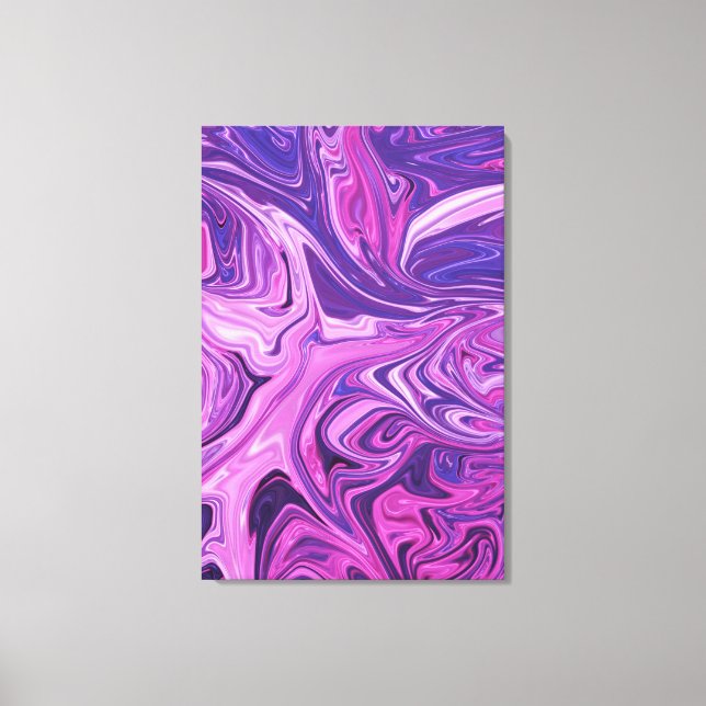 Galaxy Abstract Colourful Painting | Best abstract Canvas Print (Front)
