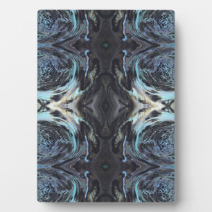 Galaxy Acrylic Pour Painting Plaque