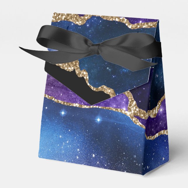 Galaxy Agate Favor Box (Front Side)