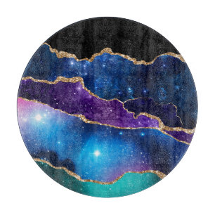 Galaxy Agate Series Design 13   Cutting Board