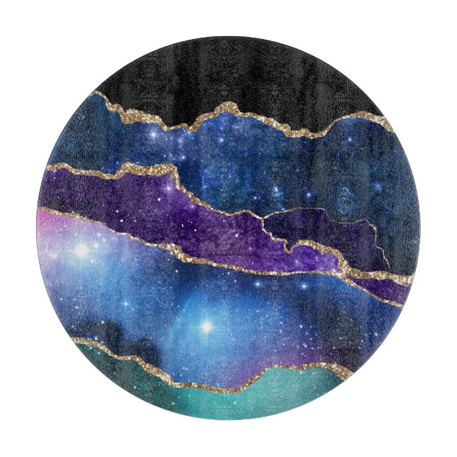 Galaxy Agate Series Design 13   Cutting Board (Front)