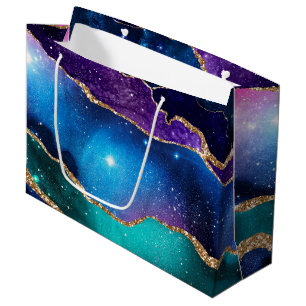 Galaxy Agate Series Design 13 Large Gift Bag