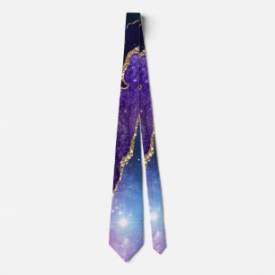 Galaxy Agate Series Design 13  Tie