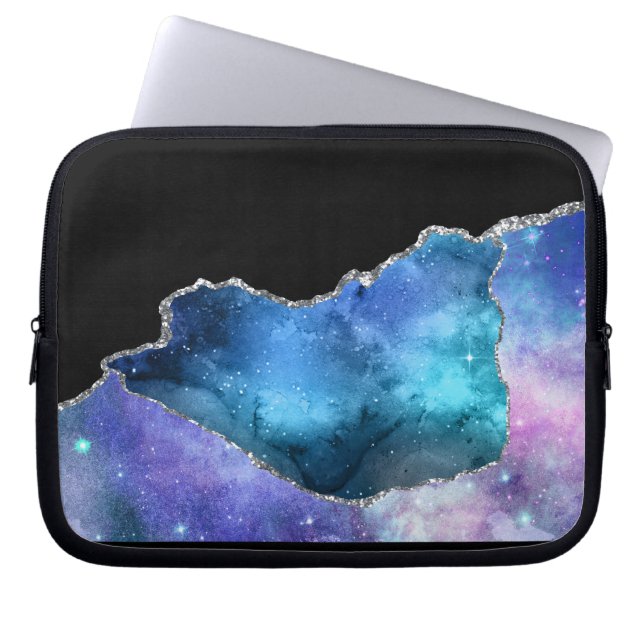 Galaxy Agate Series Design 17  Laptop Sleeve (Front)
