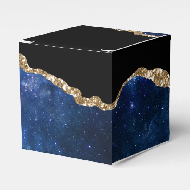 Galaxy Agate Series Design 1 Favor Box (Front Side)