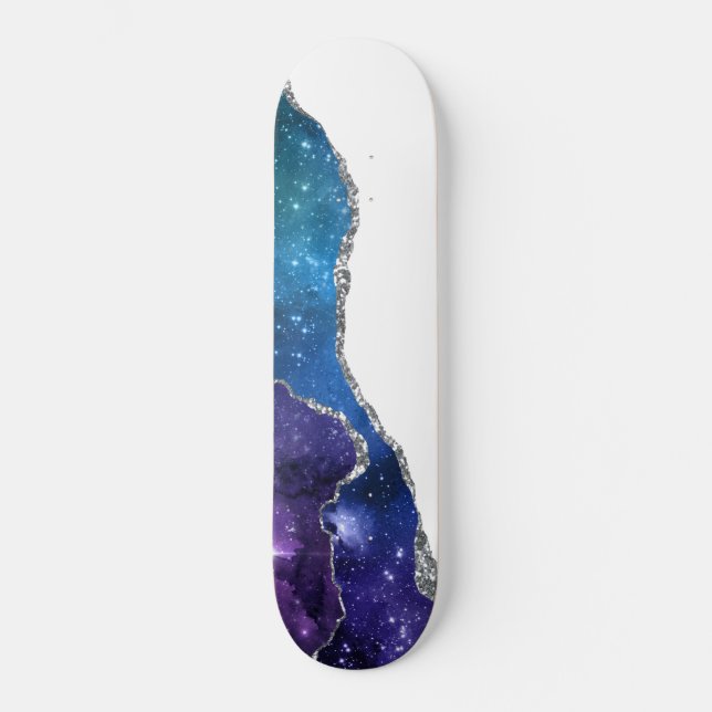 Galaxy Agate Series Design 23 Skateboard (Recto)