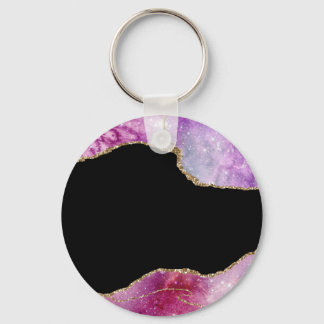 Galaxy Agate Series Design 2    Keychain