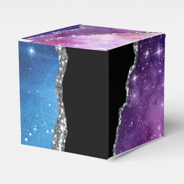 Galaxy Agate Series Design 7  Favor Box (Front Side)