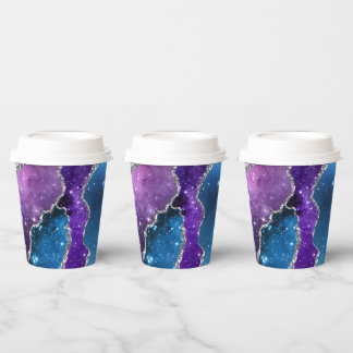 Galaxy Agate Series Design 7 Paper Cups