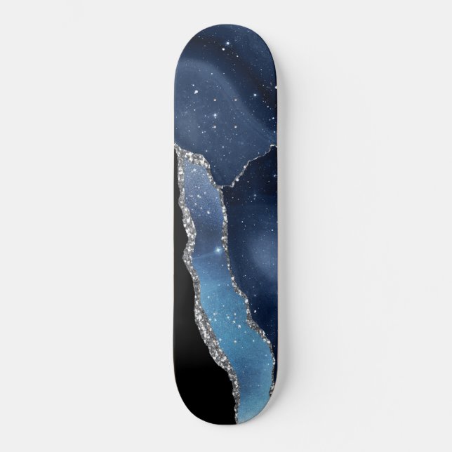 Galaxy Agate Series Design 8 Skateboard (Front)