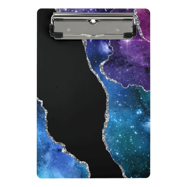 Galaxy Agate Series Design 9  Mini Clipboard (Front)