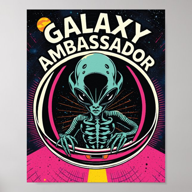 Galaxy Ambassador Alien Poster (Front)