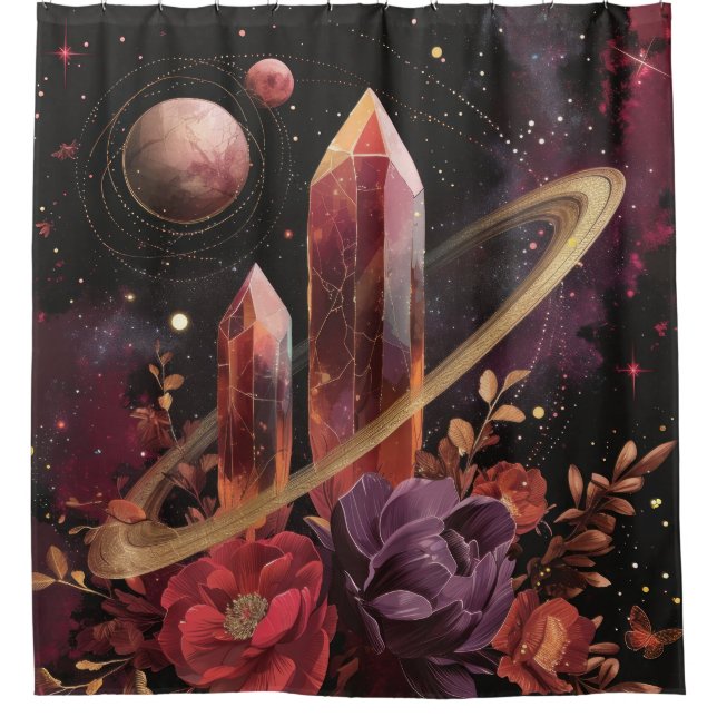 Galaxy Amethyst Starfield Cosmic Pattern (Front)