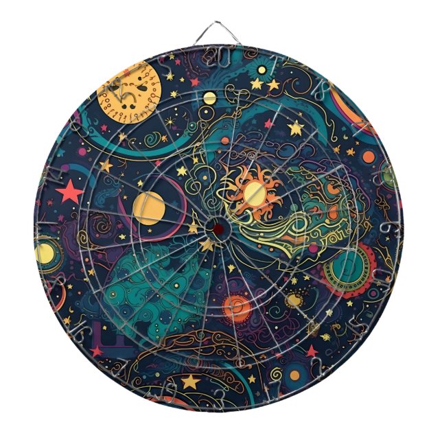 Galaxy Art Dartboard (Front)