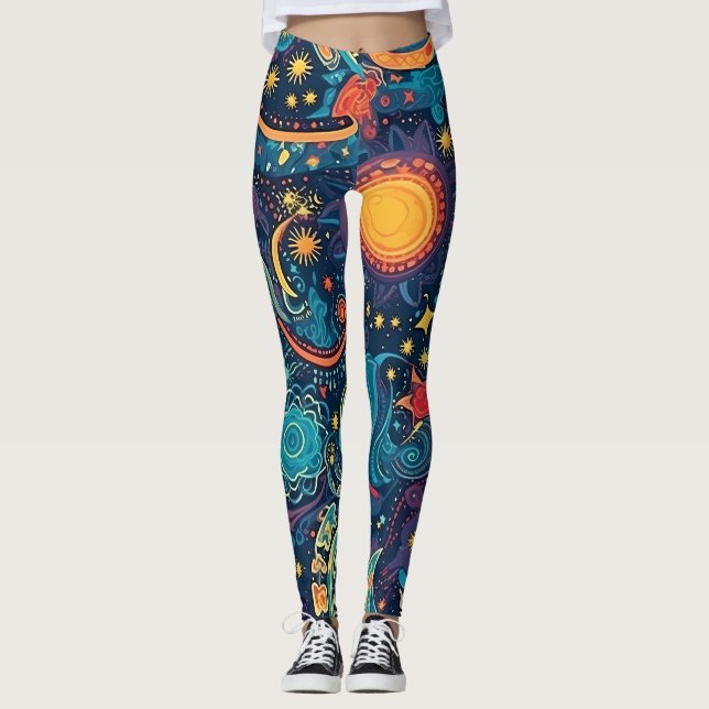 Galaxy Art Leggings (Front)