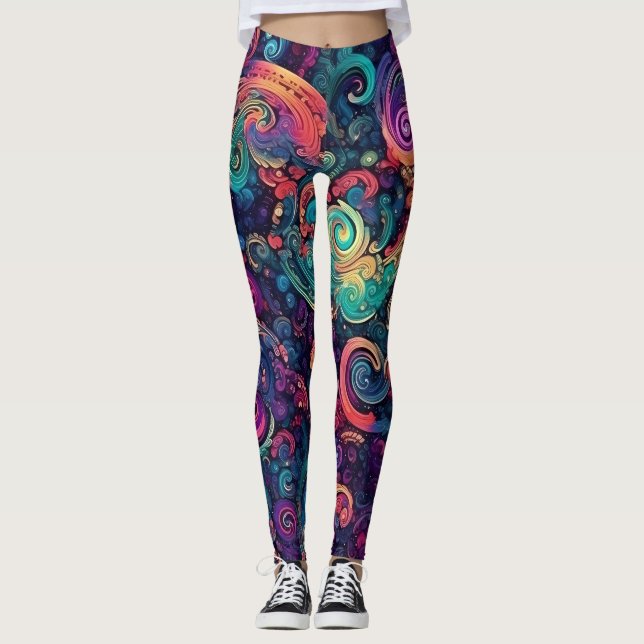 Galaxy Art Leggings (Front)