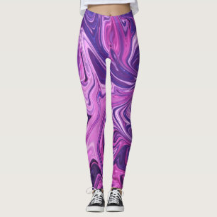 Galaxy art pattern leggings