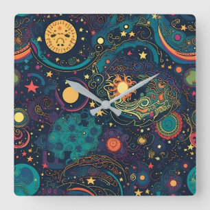 Galaxy Art Wall Clock