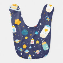 galaxy baby bib