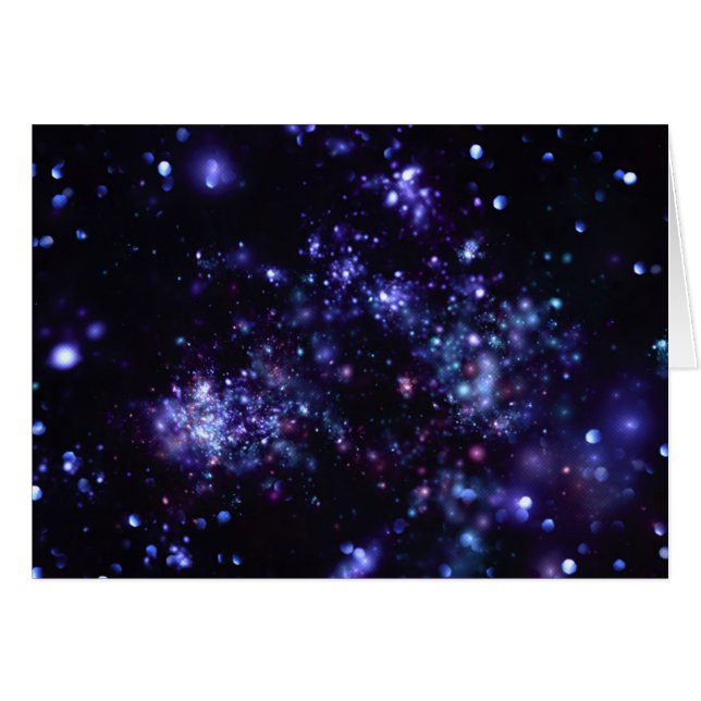 Galaxy Background - Deep Purple  (Front Horizontal)