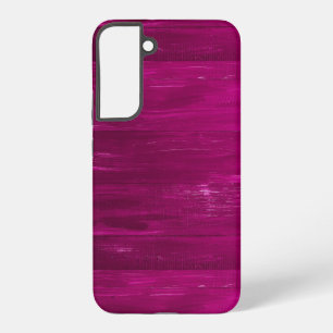 Galaxy Bandes de texture de bois rose samsung coque de ga