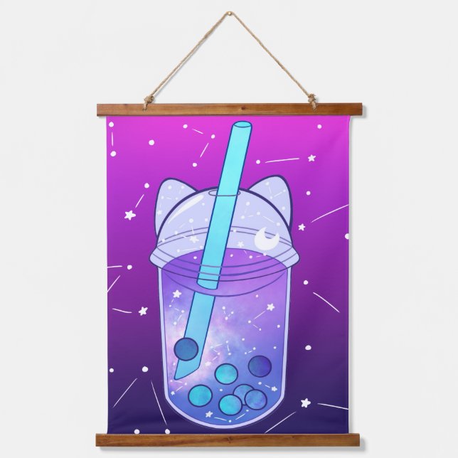Galaxy Boba Wall Hanging Tapestry (Front)