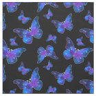 Galaxy butterfly cool dark blue pattern