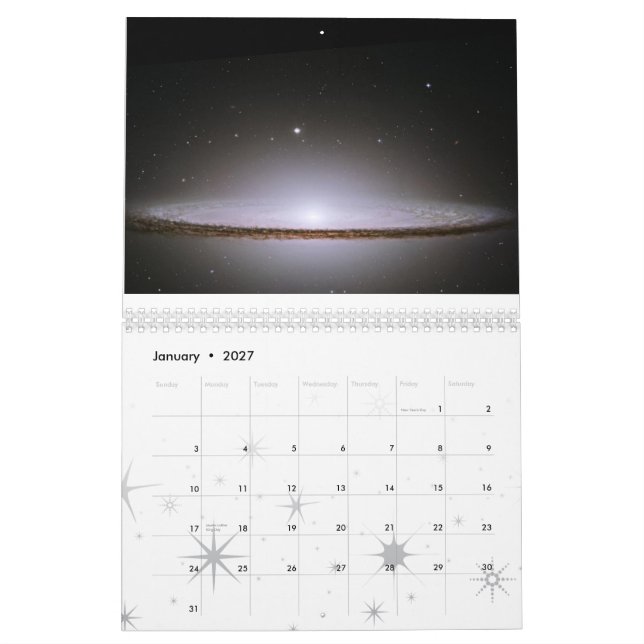 Galaxy Calendar (Jan 2027)
