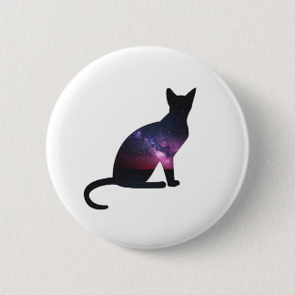 Galaxy Cat Button