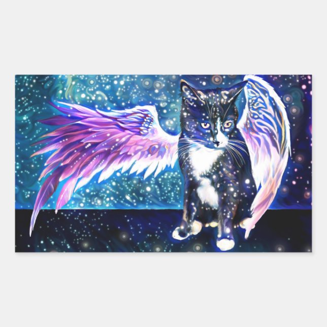 Galaxy Cat Sticker (Front)
