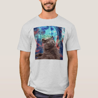 Galaxy Cat Surprise T-Shirt