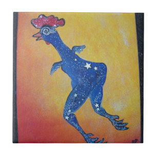 Galaxy chicken tile
