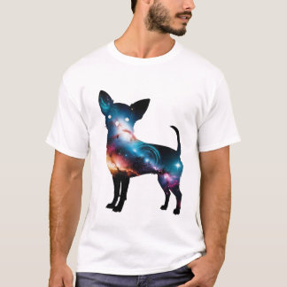 Galaxy Chihuahua Silhouette T-Shirt