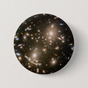 Galaxy Cluster Abell 370 2 Inch Round Button