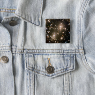 Galaxy Cluster Abell 370 2 Inch Square Button