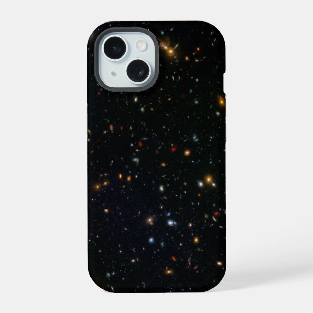 Galaxy Cluster Abell 370 Parallel Field. iPhone 15 Case (Back)