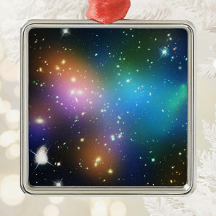 Galaxy Cluster Abell 520 Metal Ornament