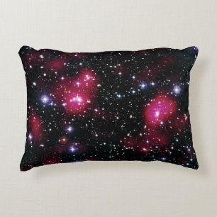 Galaxy Cluster Abell 901/902 Hubble Space Photo Decorative Pillow