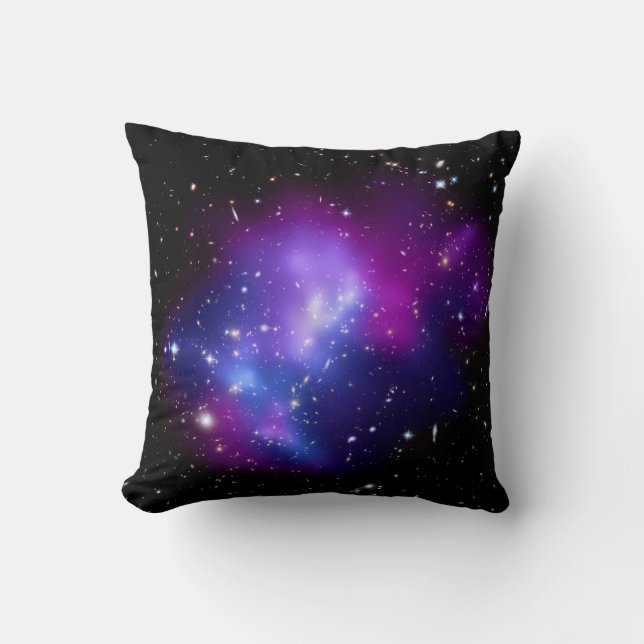 Galaxy Cluster MACS J0717 (Hubble Telescope) Throw Pillow (Front)