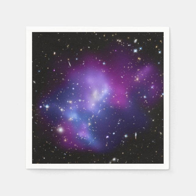 Galaxy Cluster MACS J0717 Napkin (Front)