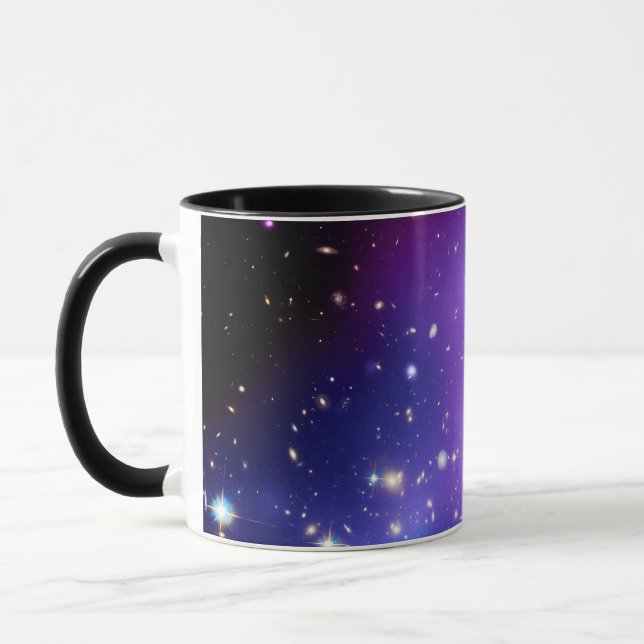 Galaxy Cluster MACS J0717 Outer Space Photo Mug (Left)
