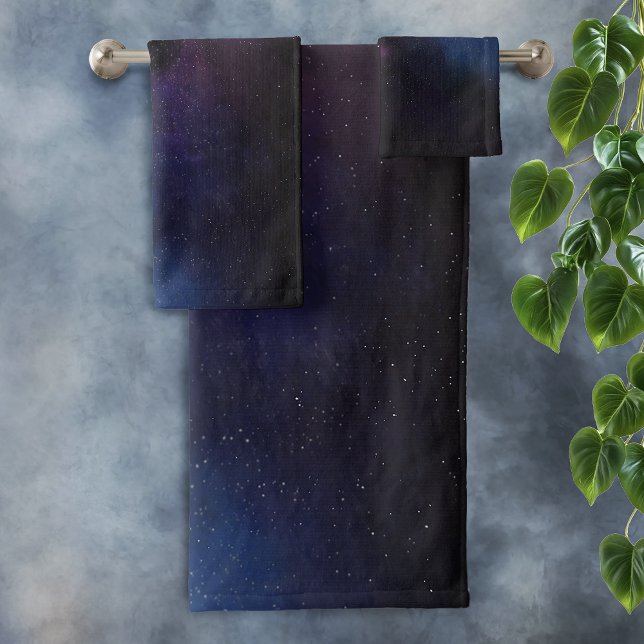 Galaxy Cosmic Nebula Bath Towel Set (Creator Uploaded)
