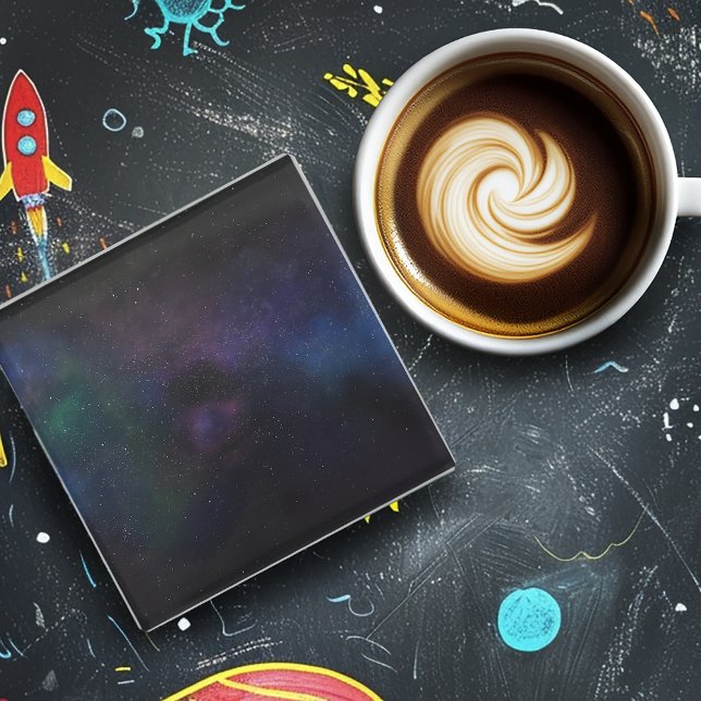 Galaxy Cosmic Nebula Glass Coaster (Creator Uploaded)
