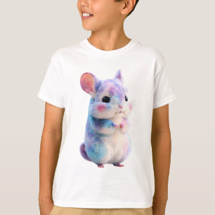 Galaxy Cotton Candy Chinchilla Kids T-Shirt