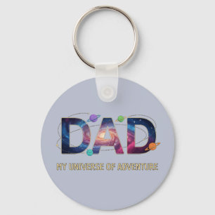 Galaxy Dad Universe Adventure Keychain