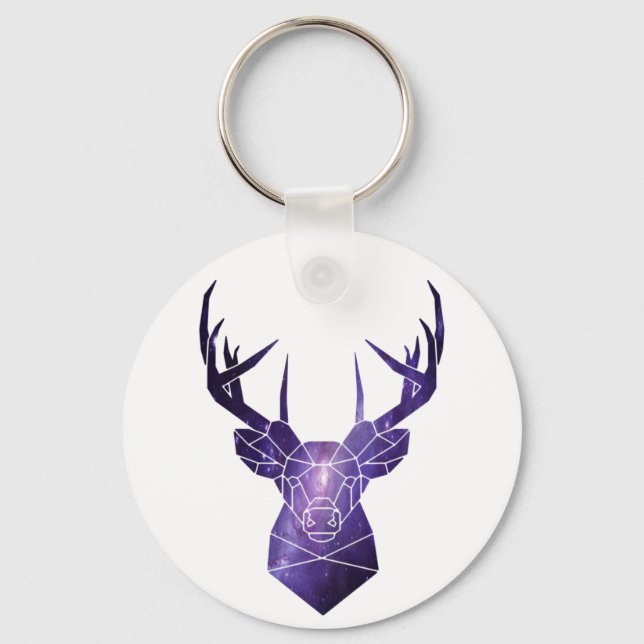 Galaxy deer       keychain (Front)